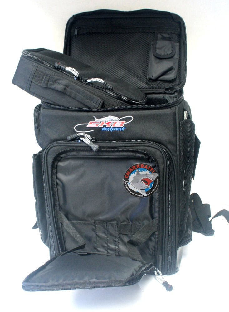 SKB 7300 Fishing Backpack - Waterproof Tackle Storage with Multiple Pockets - Perfect for Fly Fishing, Bass Fishing & Outdoor Adventures