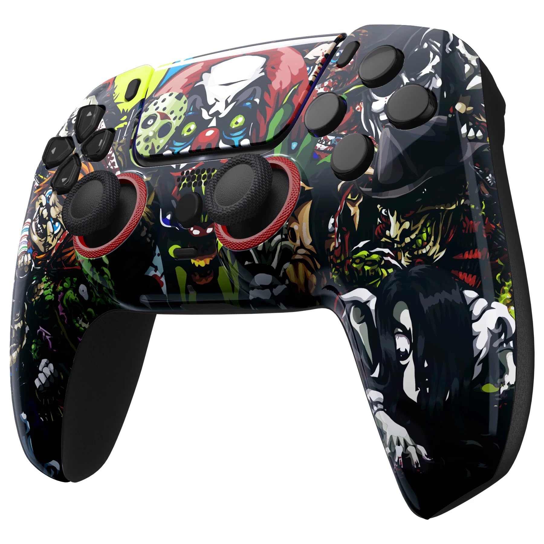 Custom Wireless PS5 Controller - Multiple Unique Designs for Enhanced Gaming Experience | Compatible with PlayStation 5 | Perfect for Horror Game Nights & Competitive Gaming