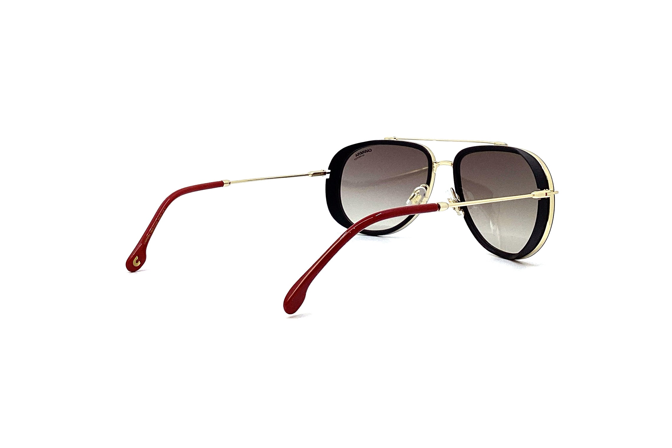 Carrera 166/S Sunglasses Gold Black - Polarized Aviator Sunglasses for Men & Women - UV Protection, Stylish & Durable - Perfect for Driving, Travel & Outdoor Activities