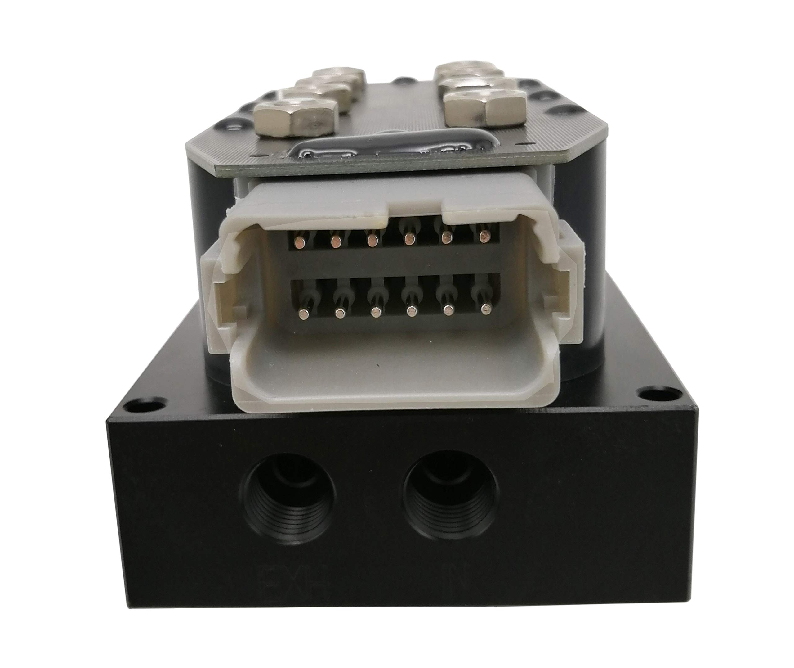 4 Corner Solenoid Valve Air Ride Manifold for 4 Air Bag Suspension System - 10ft 7-Switch Wired Remote Controller with 3/8