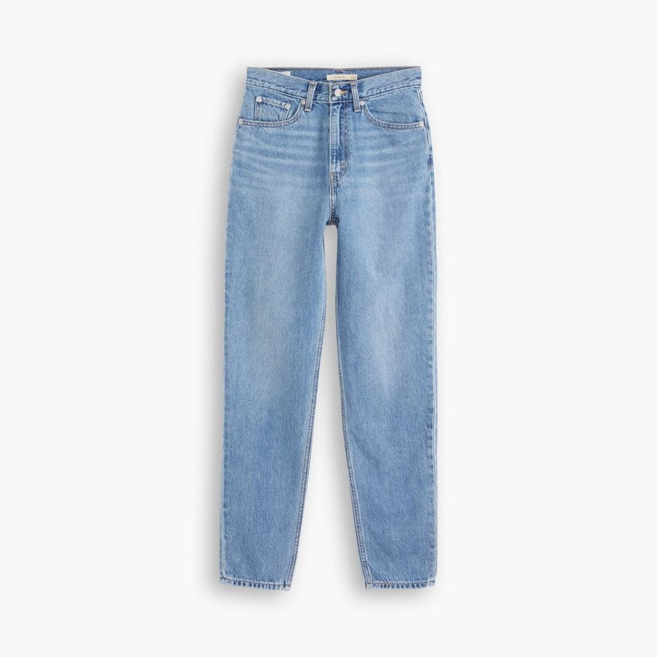 Vintage 80's Mom Jeans for Women - High Waist Indigo Denim with Distressed Worn Look | Retro Fashion, Casual Wear & Everyday Outfits