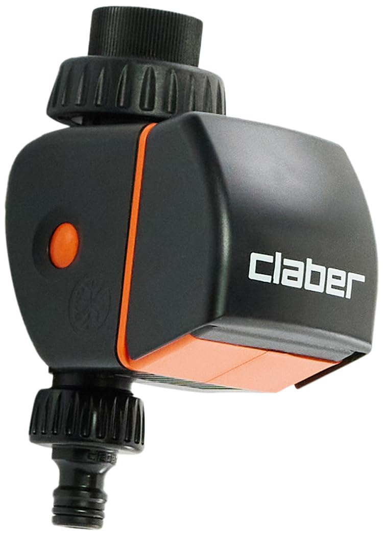 Claber 90763 Automatic Water Timer Kit - 20 Zone Irrigation System for Garden, Lawn & Plants | Easy Installation & Efficient Watering Solution