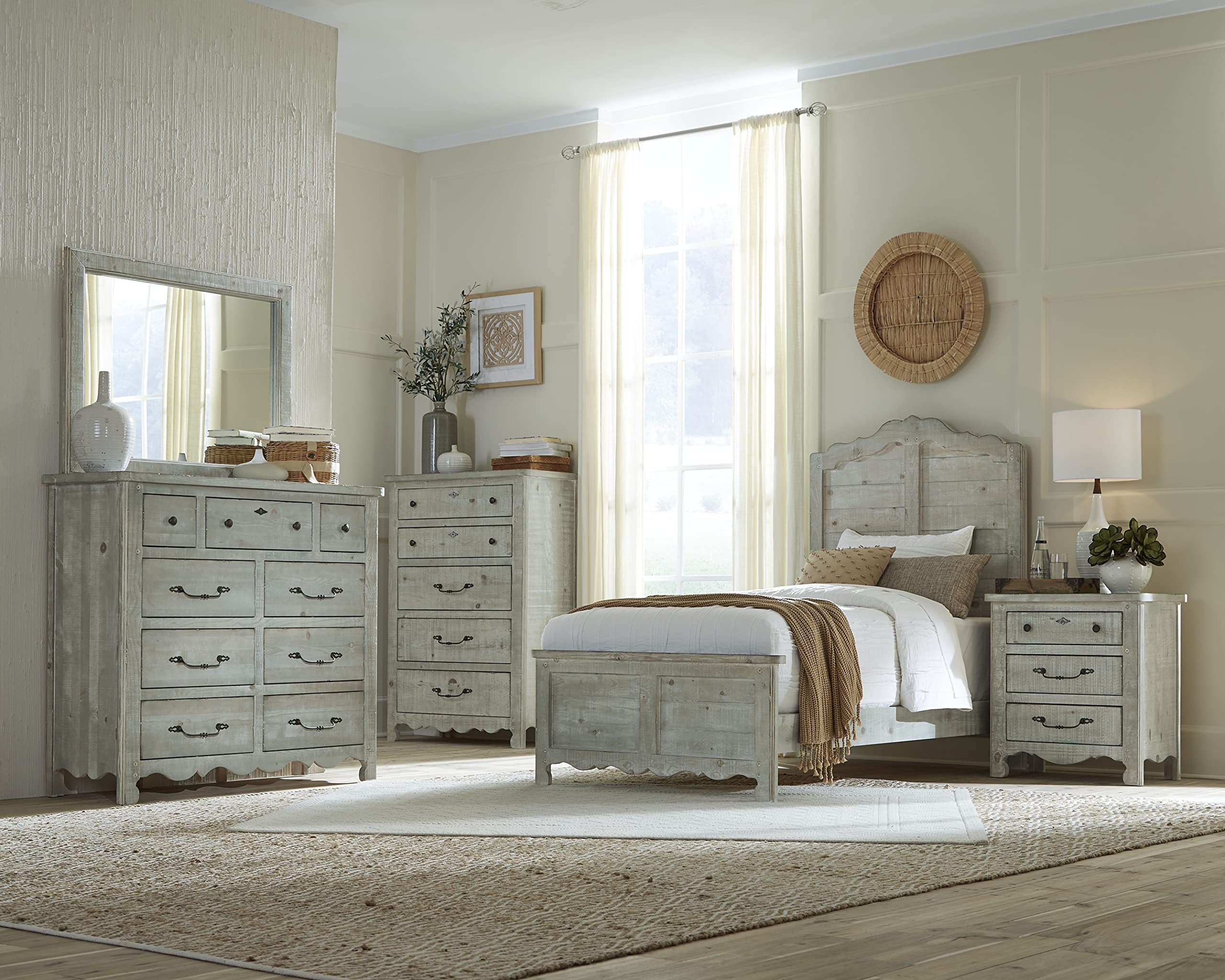 Progressive Furniture Chatsworth Twin Headboard in Mint Green - Perfect for Kids' Bedrooms, Guest Rooms & Cozy Bedroom Decor