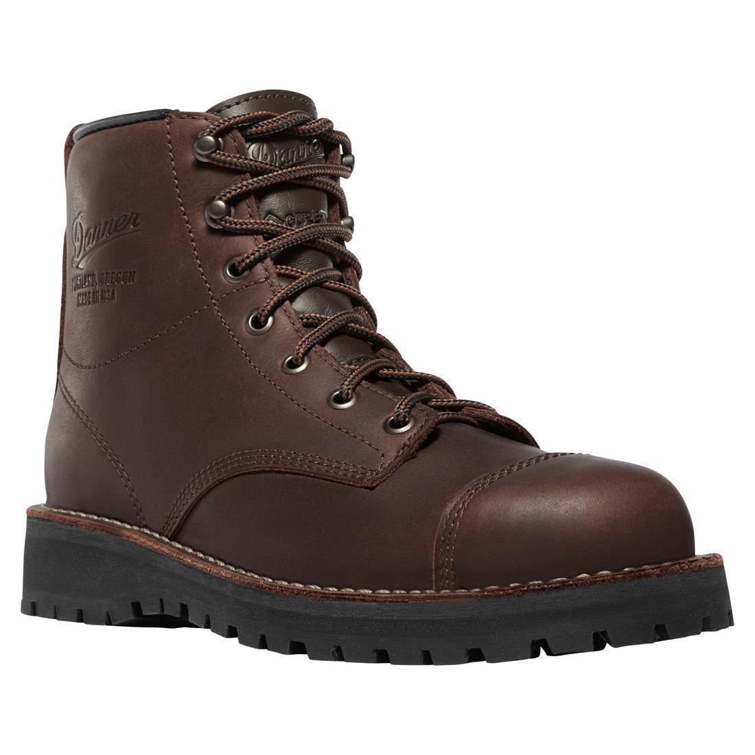 Women's Moto Wedge GTX Casual Boots - Waterproof Brown Leather Ankle Booties for Walking, Travel & Everyday Wear