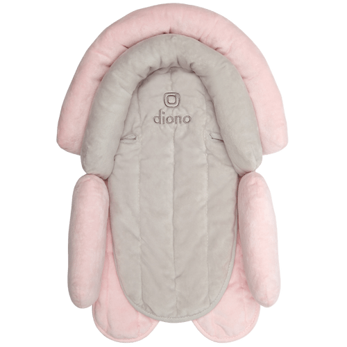 Diono 2-in-1 Baby Head Support Pillow - Soft & Comfortable Infant Head Cushion for Car Seats, Strollers & Travel - Newborn to Toddler Support