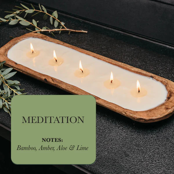 Premium TLC 5-Wick Dough Bowl Candles - Long-Lasting Scented Soy Wax Candles for Home Decor, Aromatherapy & Relaxation | Perfect for Living Room, Bedroom, Bathroom & Gift Giving