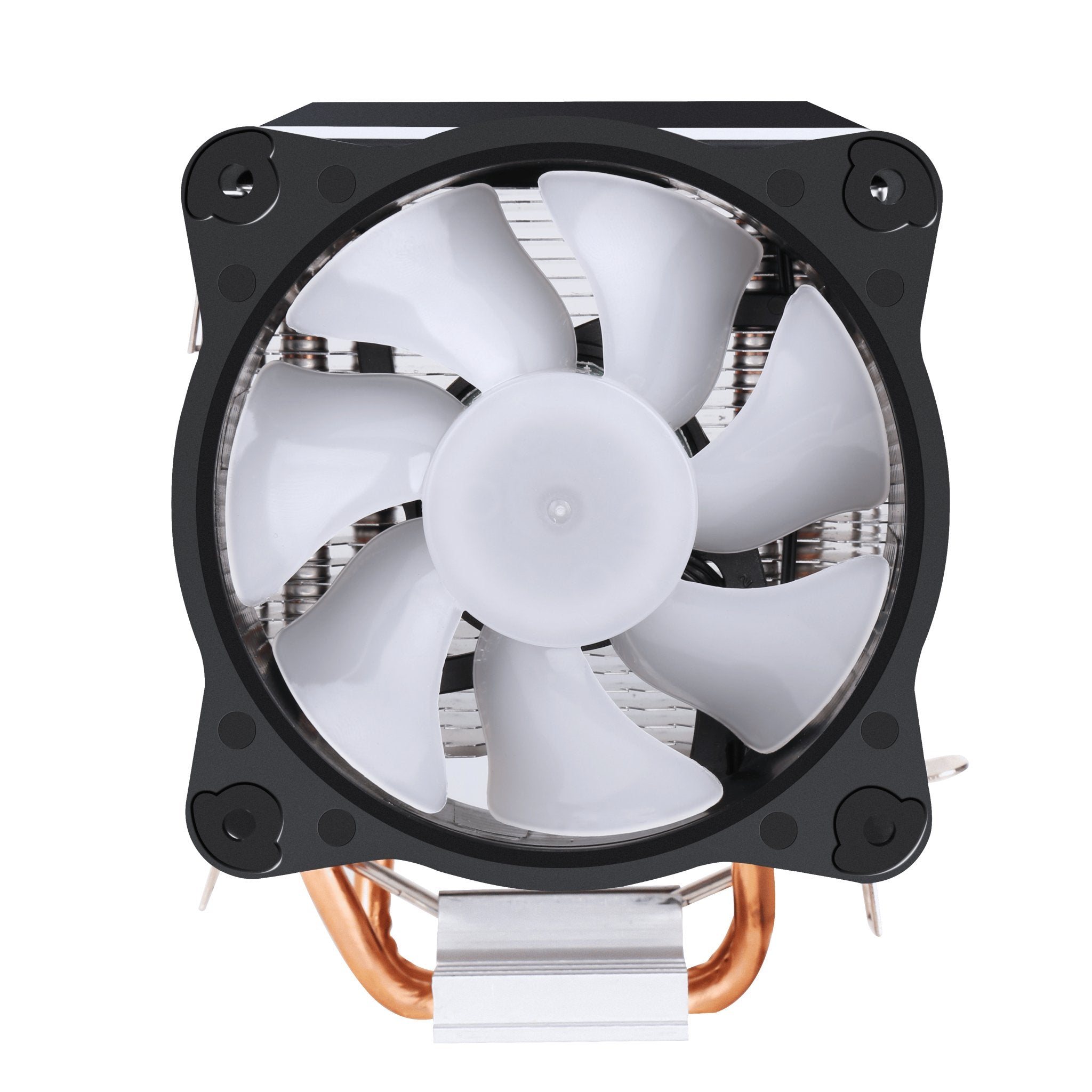 SAMA KA200D RGB CPU Air Cooler - Compatible with Intel LGA 775/1150/1151/1155/1156/1200/1366/1700 Sockets - High Performance PC Cooling Fan with RGB Lighting for Gaming & Workstation Computers