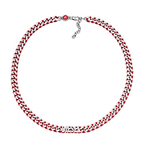 Silver/Red Chain