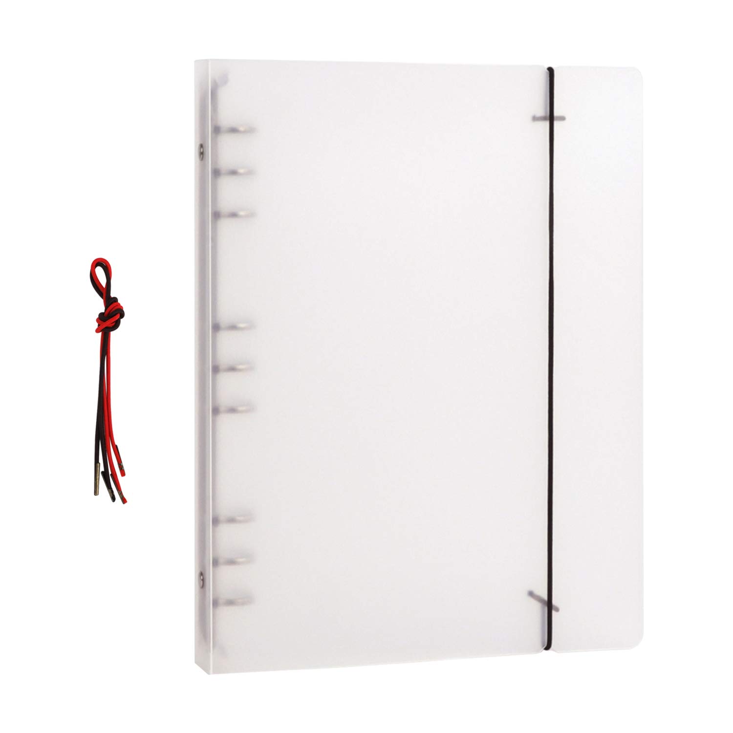 B5 Round Ring Clear View Binder - 9-Ring Refillable Loose Leaf Notebook for School, Office & Organization (No Pages Included) | Perfect for Students, Teachers & Professionals