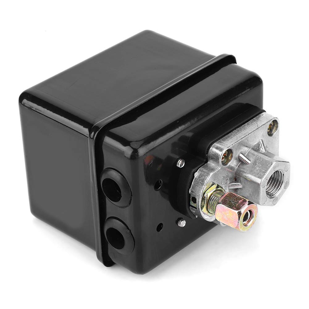 Air Compressor Pressure Control Switch - Heavy Duty Iron Construction for Stable Performance | Perfect for HVAC Systems, Pneumatic Tools & Industrial Machinery