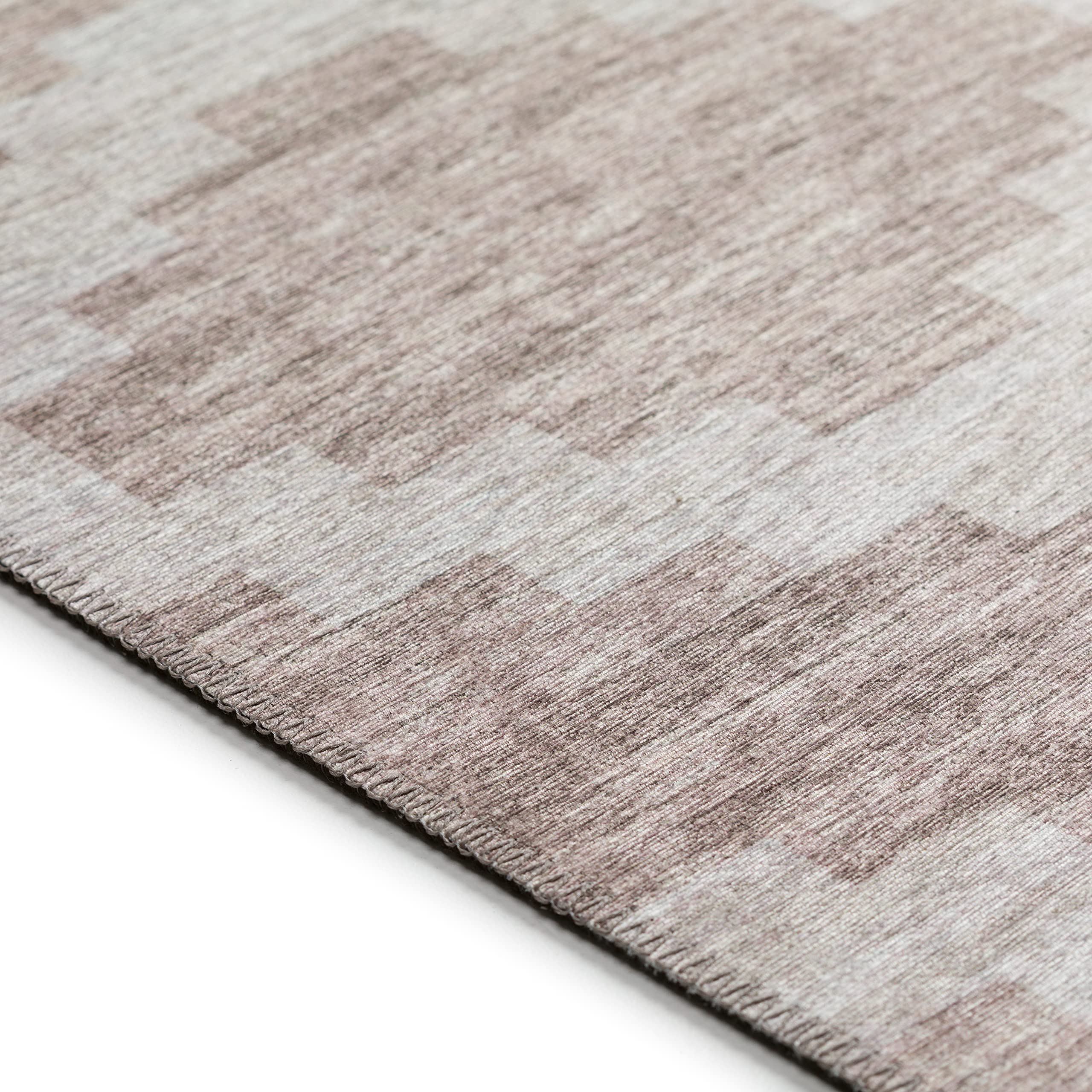 Addison Rugs Yuma AYU39 Tan 8' x 10' Area Rug - Soft and Durable Living Room Carpet for Home Decor, Bedroom, Office (Perfect for High Traffic Areas)