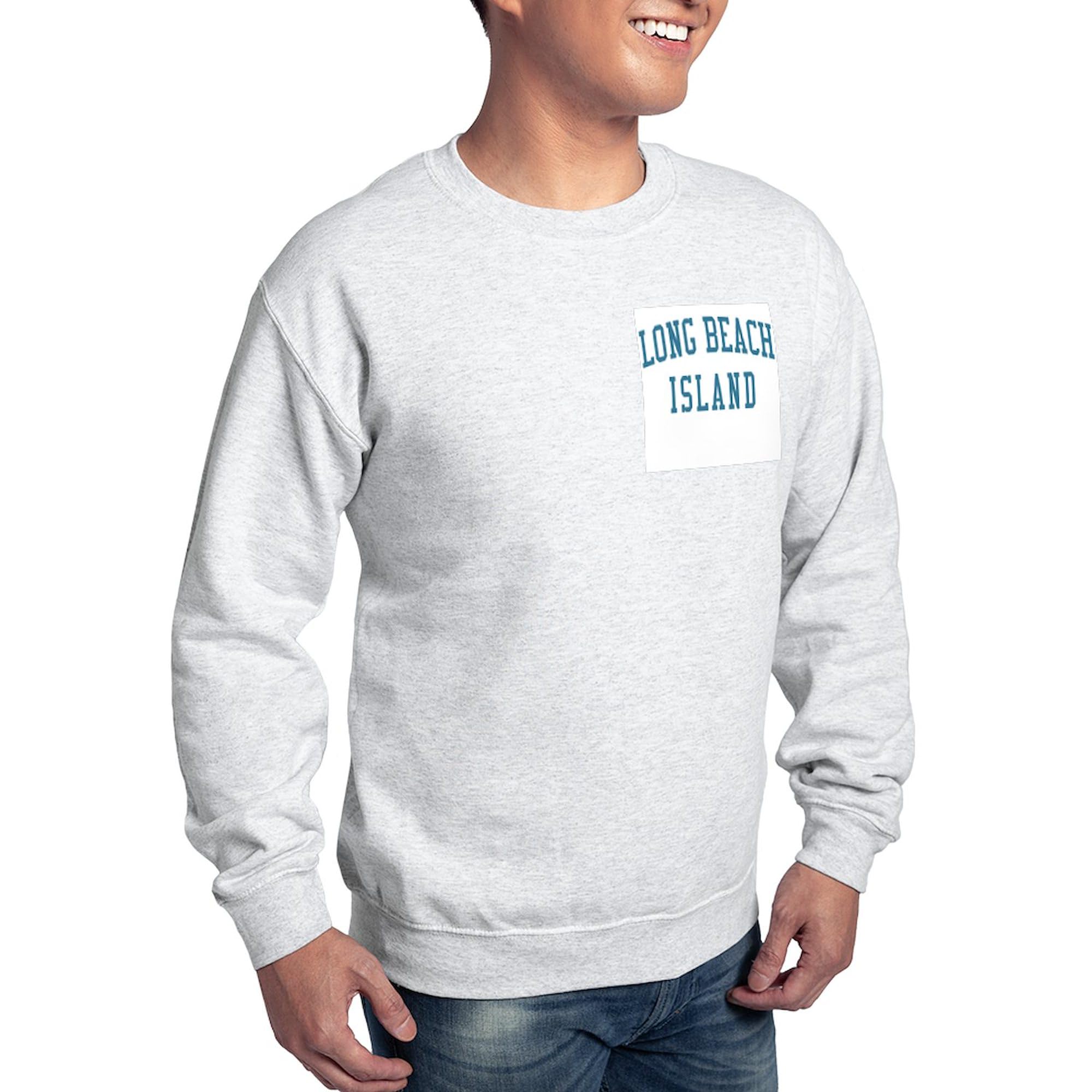 Long Beach Island New Jersey NJ Blue Sweatshirt - Classic Crew Neck Lightweight Pullover for Men & Women | Perfect for Casual Wear, Beach Trips & Coastal Lifestyle