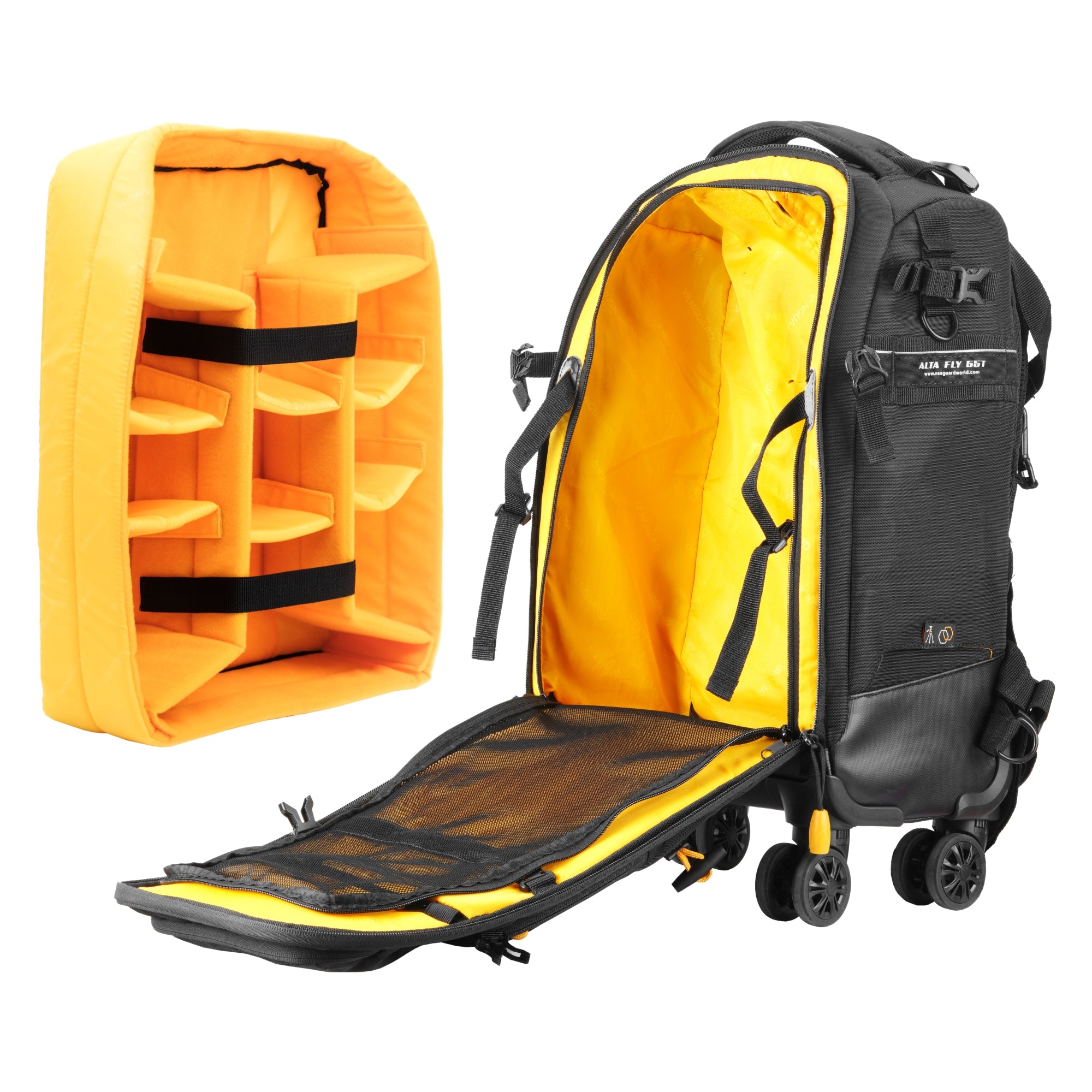 Alta Fly 55T Gen 2 Waterproof Rolling Trolley Bag & Professional Camera Backpack for Travel, Photography, and Outdoor Adventures