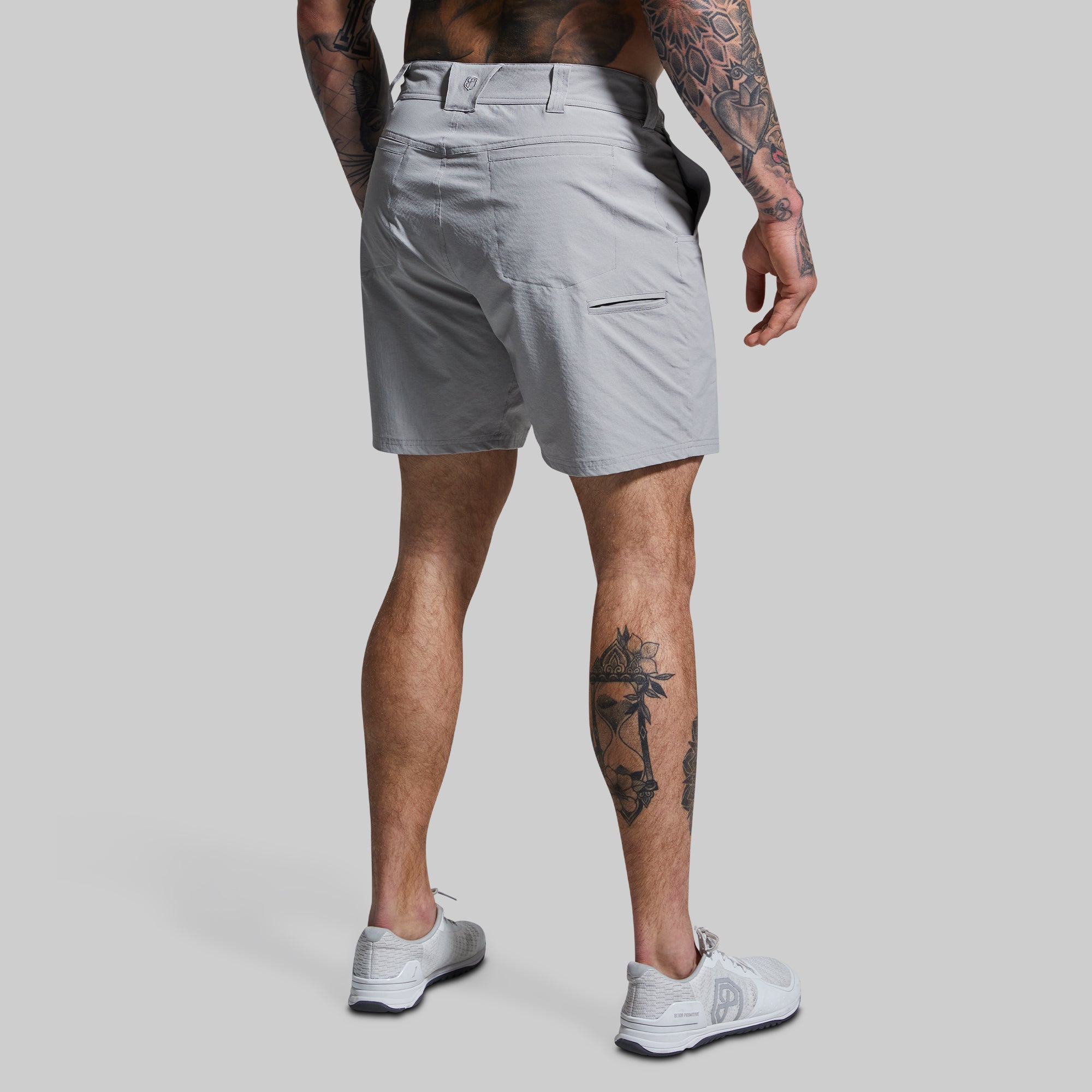 Traverse Short 7 - Men's Running Shorts with Pockets, Breathable Quick-Dry Athletic Shorts for Gym & Workout (Paloma Grey) - Perfect for Jogging, Training & Outdoor Activities