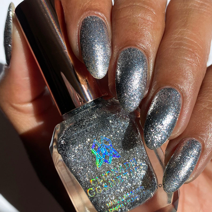 Broken Mirror Nail Polish - Metallic Chrome Nail Lacquer for Women - Long Lasting & High Shine - Perfect for Parties, Weddings & Special Occasions