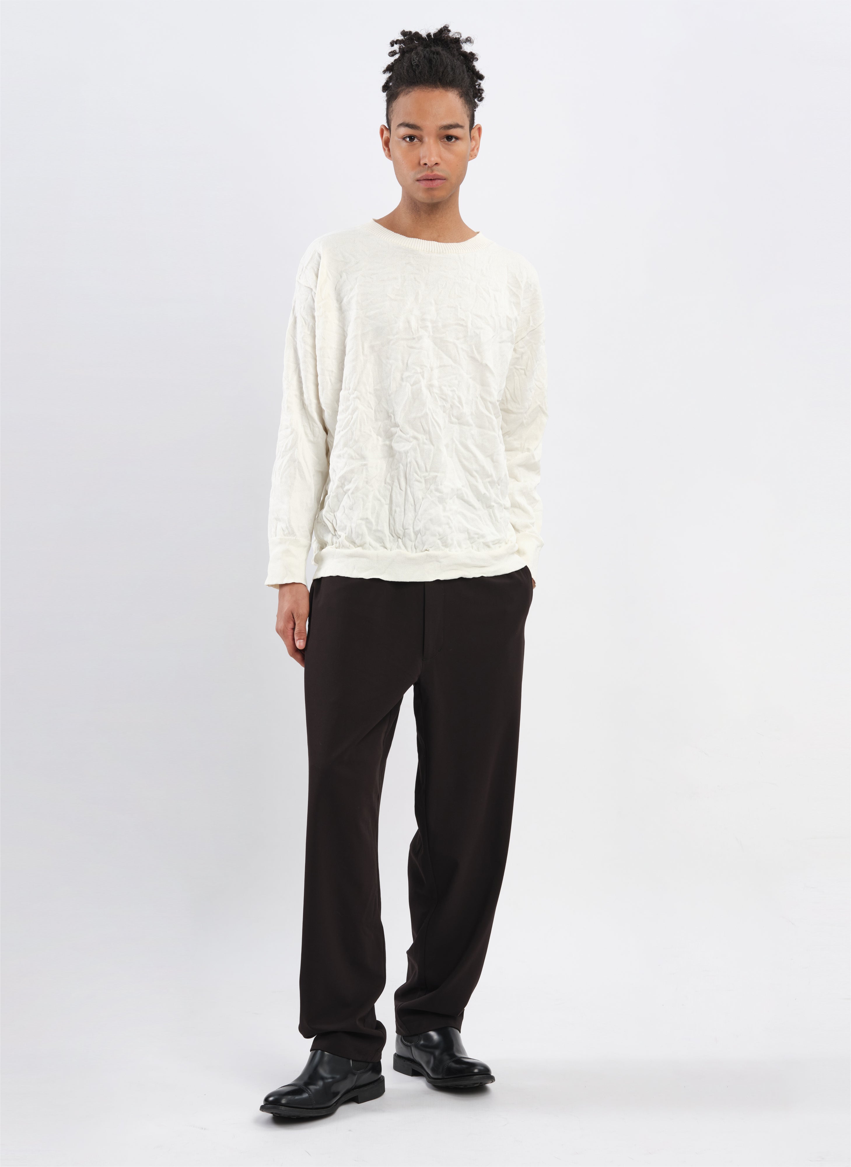Wrinkle-Resistant Polyester Dry Knit Pullover Sweater for Women - Lightweight Comfortable Casual Wear for Work, Travel & Everyday Outfits