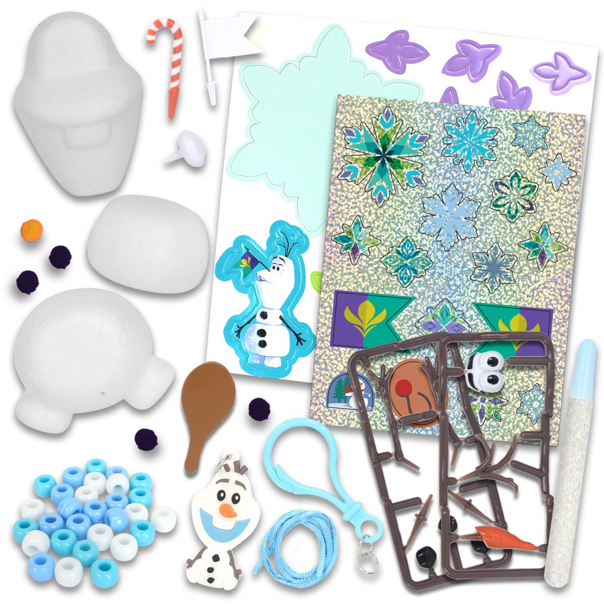 Frozen Olaf's Creativity Set by Tara Toys - Arts and Crafts Kit for Kids, Disney Frozen Inspired DIY Activity for Birthday Gifts & Winter Holiday Fun