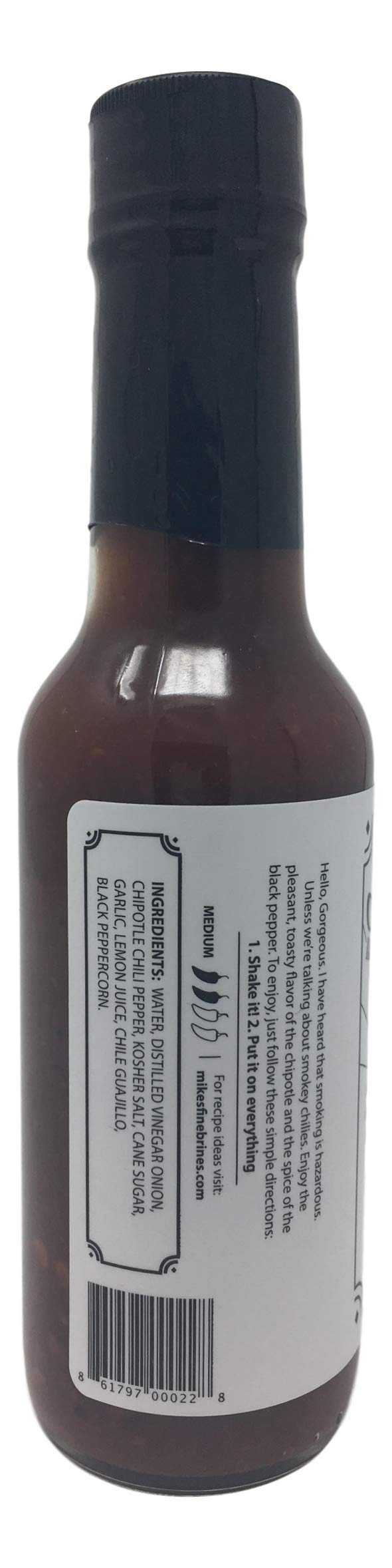 Callahan's Black Pepper Chipotle Hot Sauce - 5 oz Bottle, Spicy & Smoky Flavor for Tacos, Wings, Burgers & BBQ - Gluten-Free & Vegan Friendly