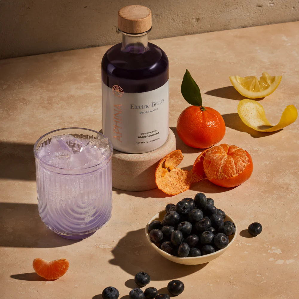Vegas Water Electrolyte Elixir - Hydrating Beauty Drink with Essential Minerals | Perfect for Post-Workout Recovery & Daily Hydration Boost