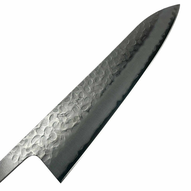 Tsunehisa AS Tsuchime Gyuto 210mm Japanese Chef Knife - High Carbon Steel, Hammered Finish, No Handle - Perfect for Sushi, Meat Cutting & Professional Kitchen Use