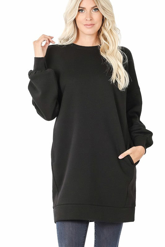 Cozy Oversized Sweater with Pockets for Women - Soft Chunky Knit Pullover for Fall & Winter - Perfect for Casual Outfits, Lounging at Home and Coffee Dates