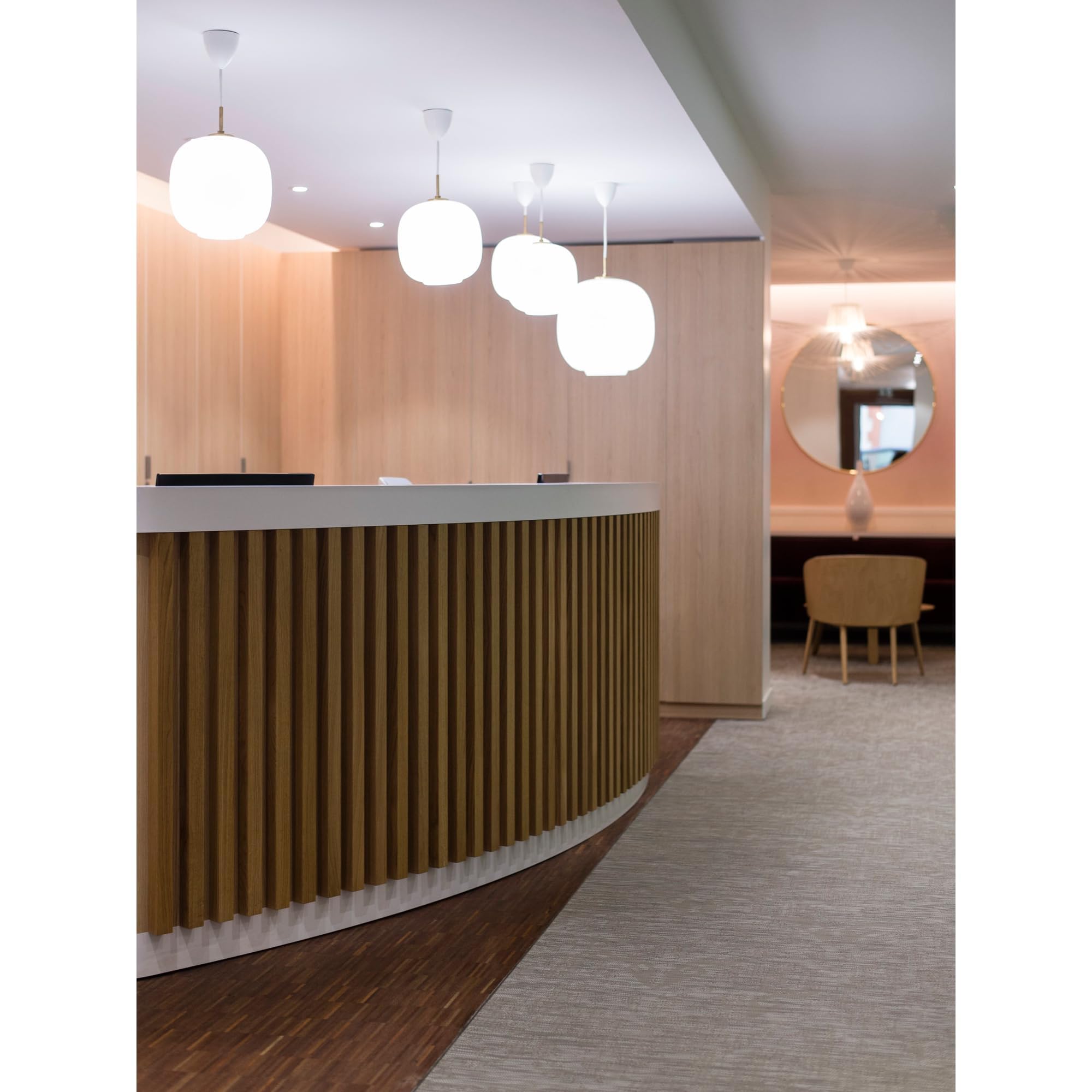 Brown Reception Desk 320 (84