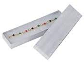 6 Pack Silver Foil Jewelry Gift Boxes 8