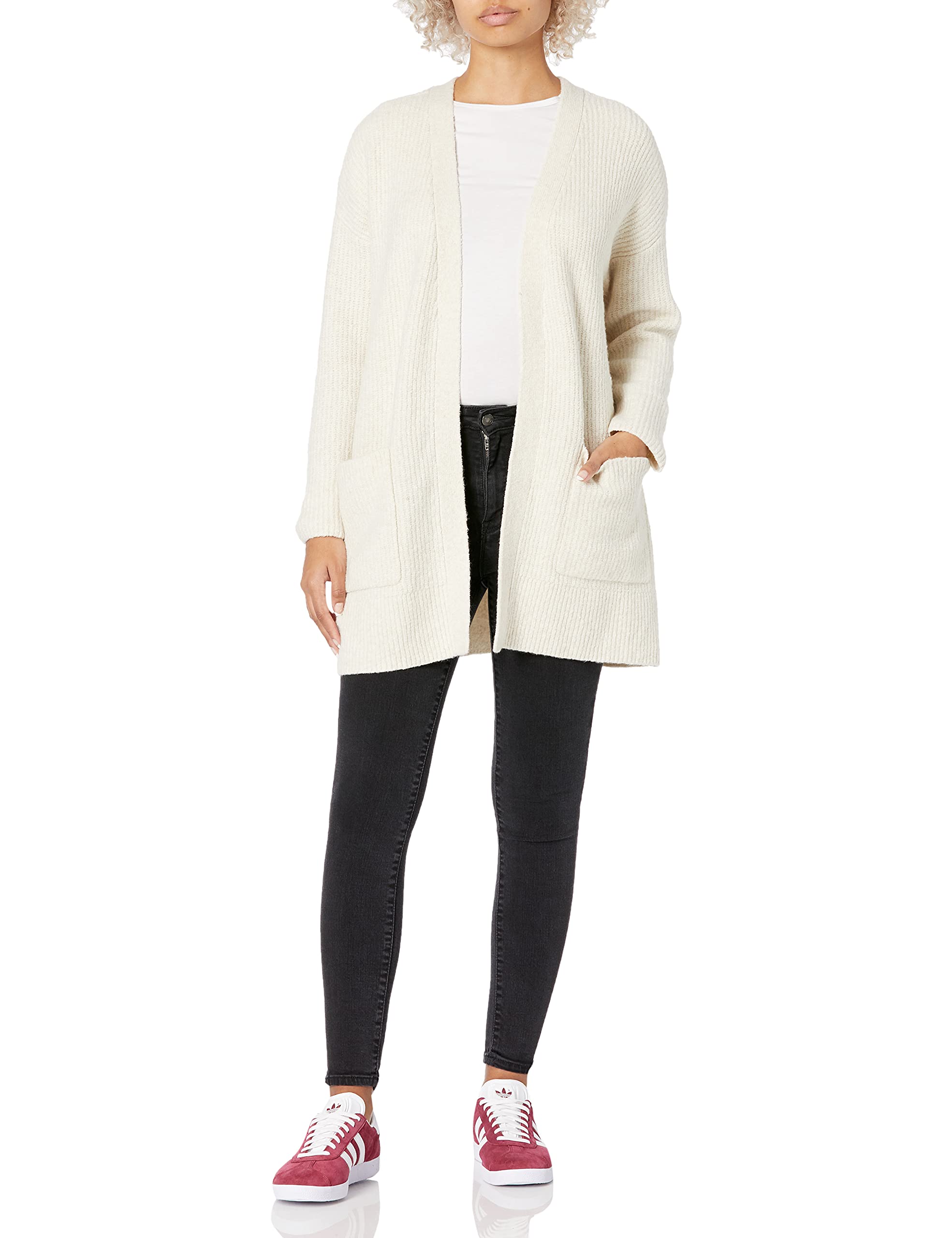 Goodthreads Women's Oversized Boucle Shaker Stitch Cardigan Sweater | Cozy Knit Pullover for Fall & Winter | Perfect for Layering, Office Wear & Casual Outfits