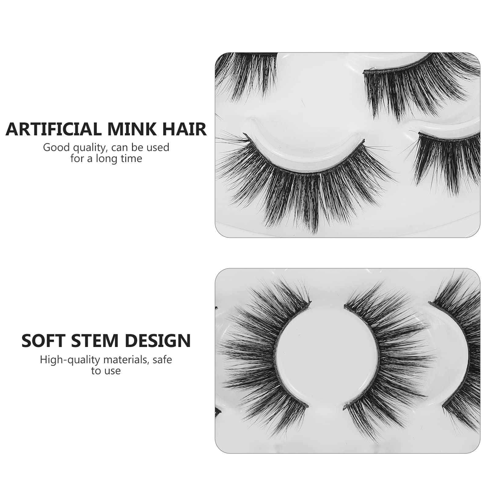 7 Pairs Criss-Cross Wispy Fake Eyelashes - 6D 3D Lotus Lash Extensions for Natural Volume & Length | Perfect for Bridal, Party & Night Out Makeup Looks