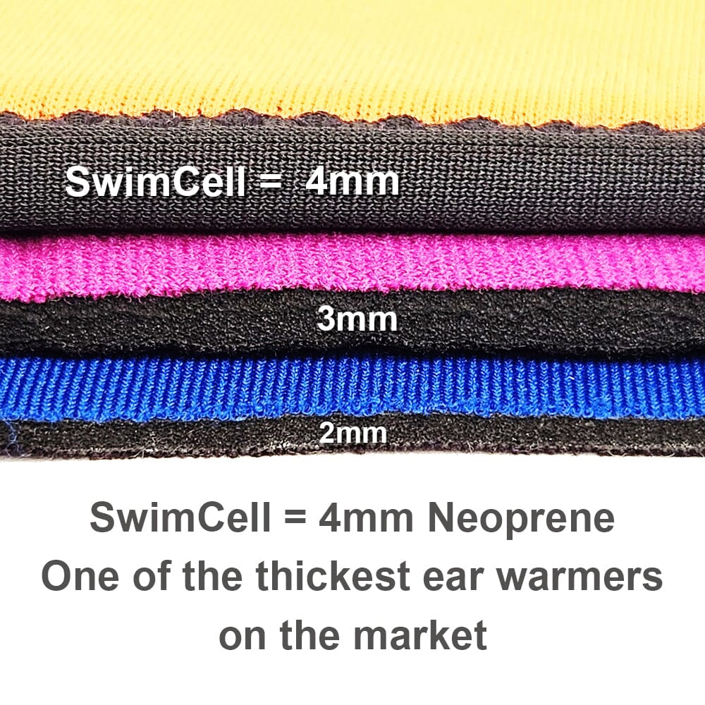 4mm Neoprene Headband Ear Warmer for Swimming - Waterproof Winter Sports Headband for Running, Skiing & Outdoor Activities