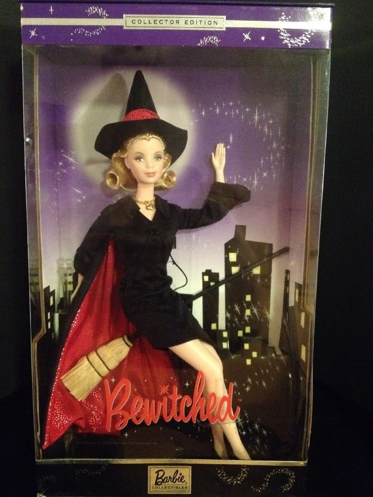 Barbie Doll as Samantha from Bewitched TV Show - Collectible Fashion Doll for Fans & Display - Perfect for Nostalgic Gift Giving & Pop Culture Collectors