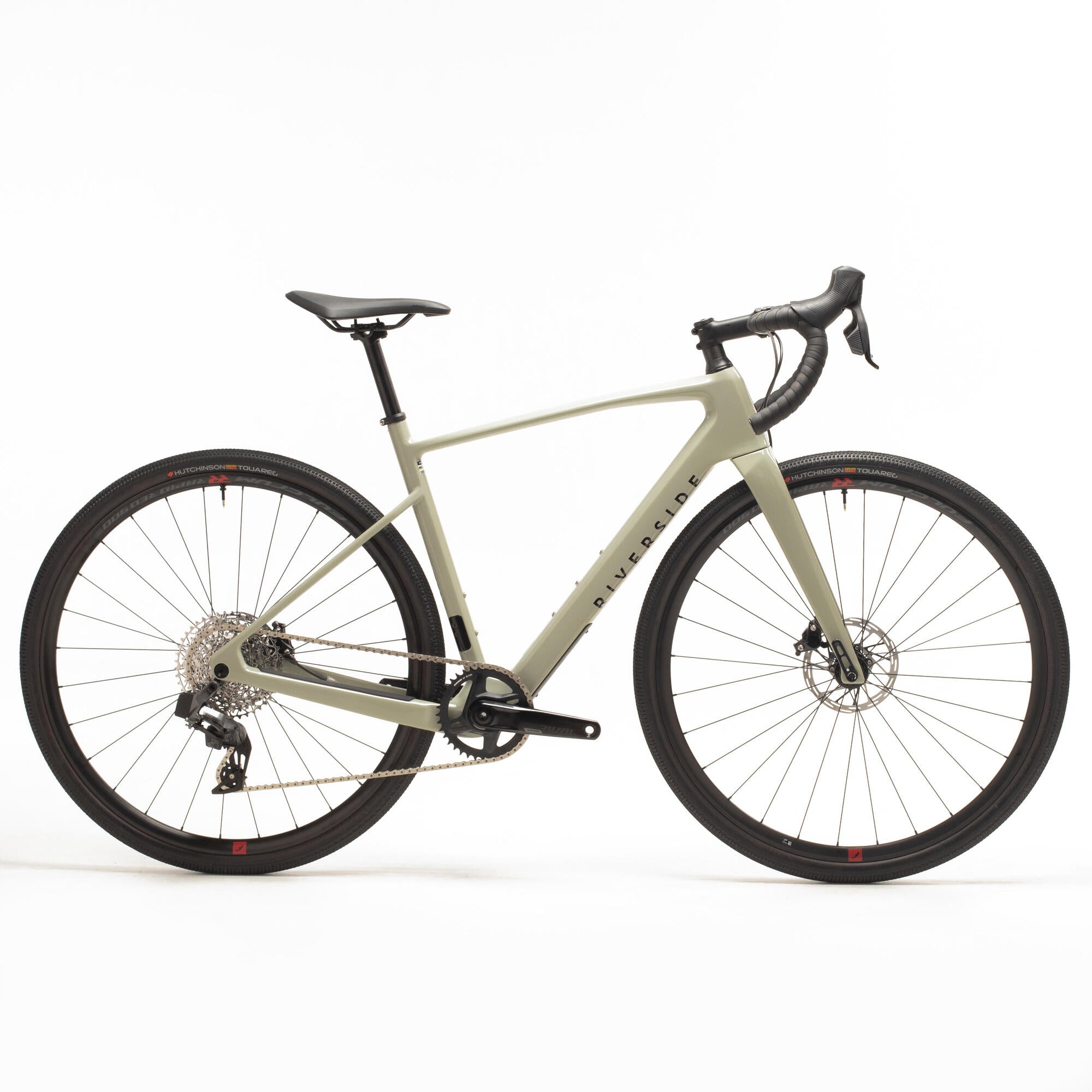 Riverside GCR Rival AXS Carbon Gravel Bike - Lightweight Carbon Frame, SRAM Rival AXS Groupset - Perfect for Adventure Racing, Bikepacking & Off-Road Cycling