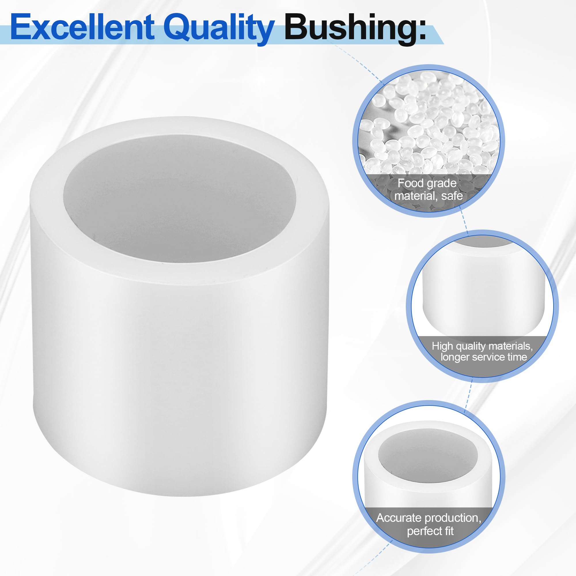 GE Opal Ice Maker Auger Bushing Replacement Part - Fix Screeching Noise & Black Sludge Buildup - Compatible with GE Opal Nugget Ice Maker - Perfect for Home Bars, Kitchen Upgrades & Commercial Use