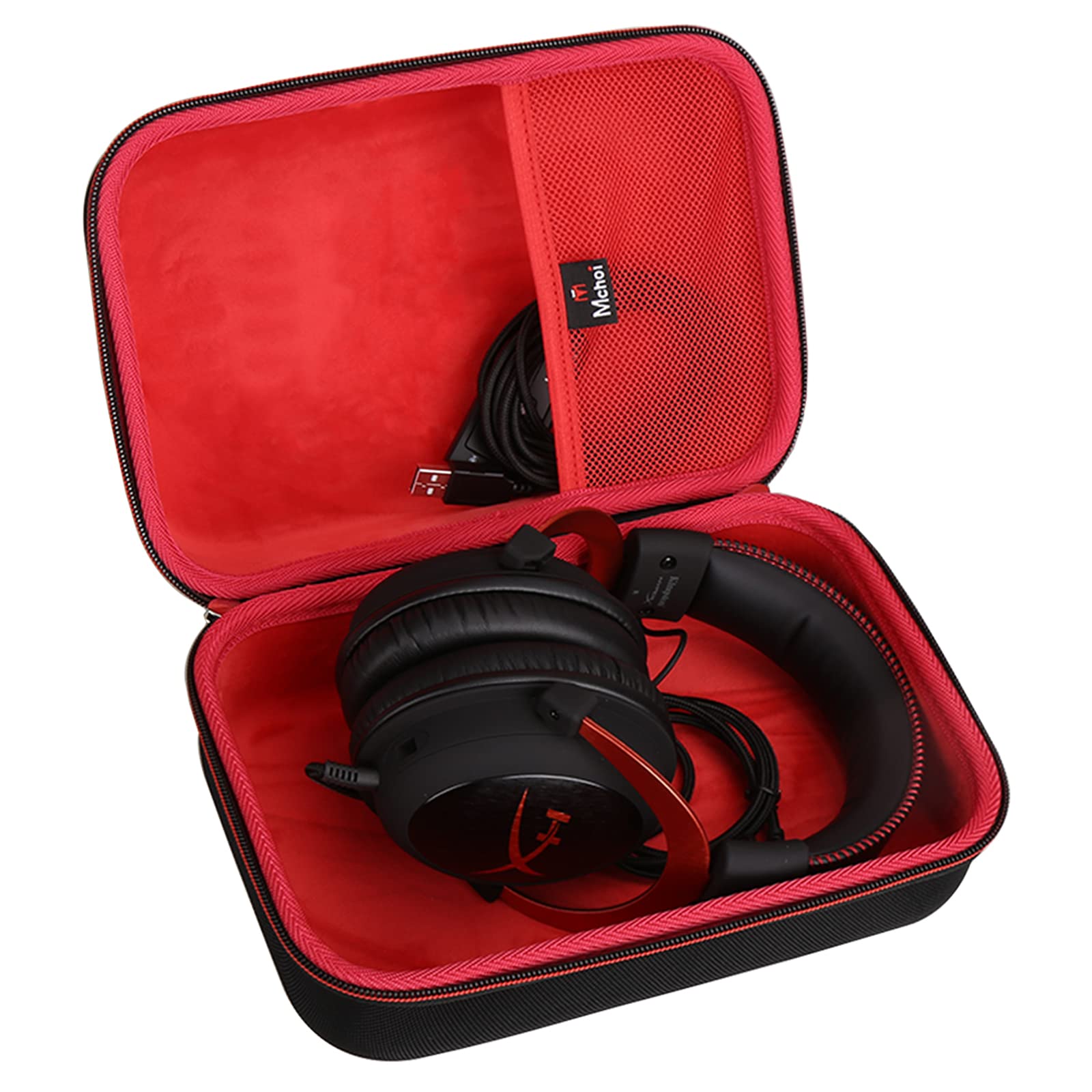 HyperX Cloud I II Gaming Headset Hard Portable Case - Compatible with KHX-HSCP-RD/KHX-H3CL/WR Models (Case Only) - Perfect for Travel, Storage & Headset Protection