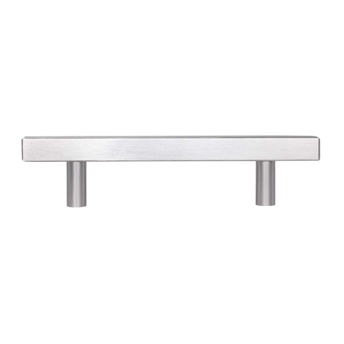 5-Pack 2.5 Inch Silver Cabinet Pulls - 64mm Hole Center Bar Pull Handles for Kitchen Cabinets, Dresser Drawers & Furniture Hardware (4 Inch Total Length) - Perfect for Home Renovation, DIY Projects & Cabinet Upgrades