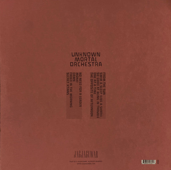 Unknown Mortal Orchestra II Limited Edition Reissue Vinyl LP Album (Mint Condition) - Perfect for Vinyl Collectors & Indie Music Lovers
