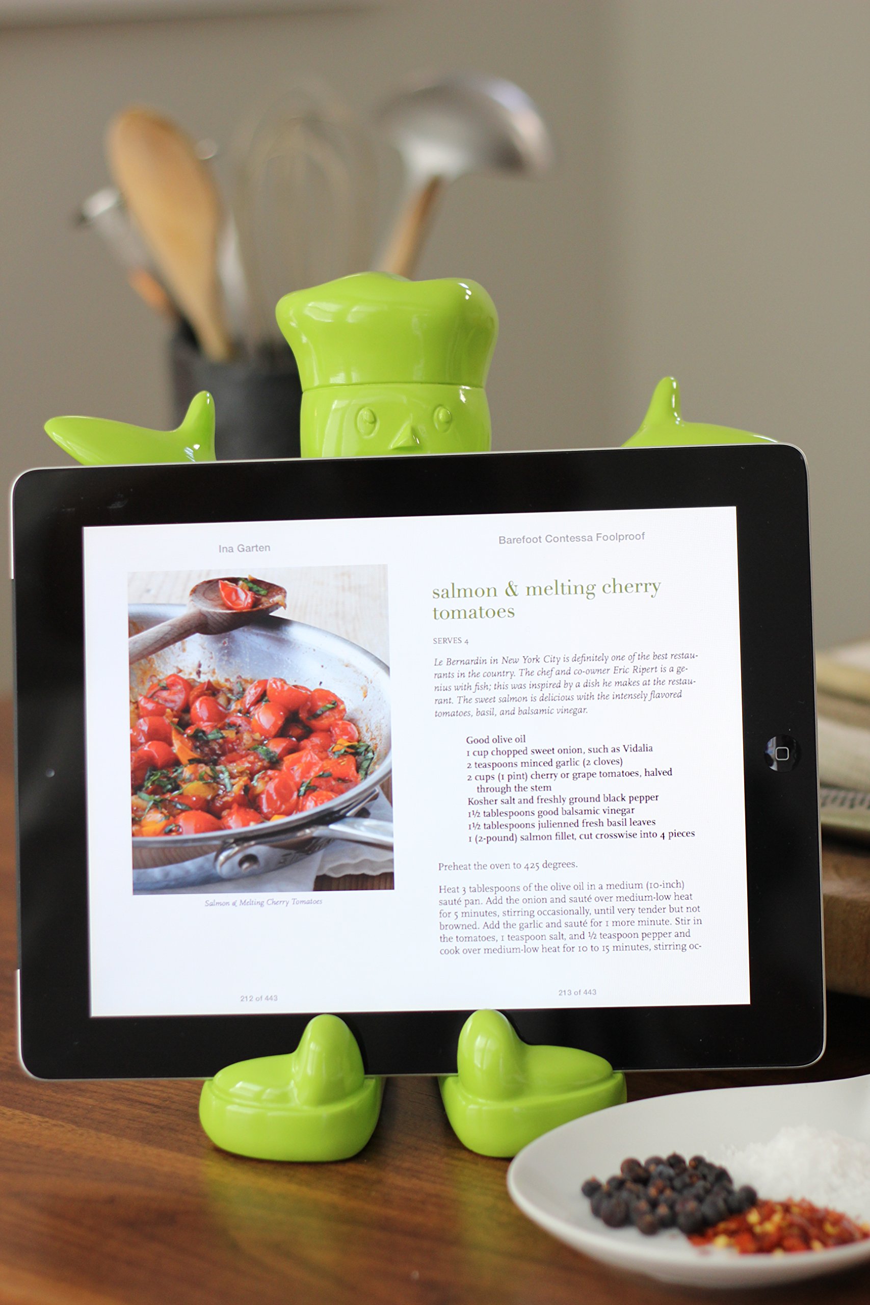 Claude Kitchen Cookbook Companion - Lime Green Recipe Organizer | Perfect for Home Chefs & Cooking Enthusiasts