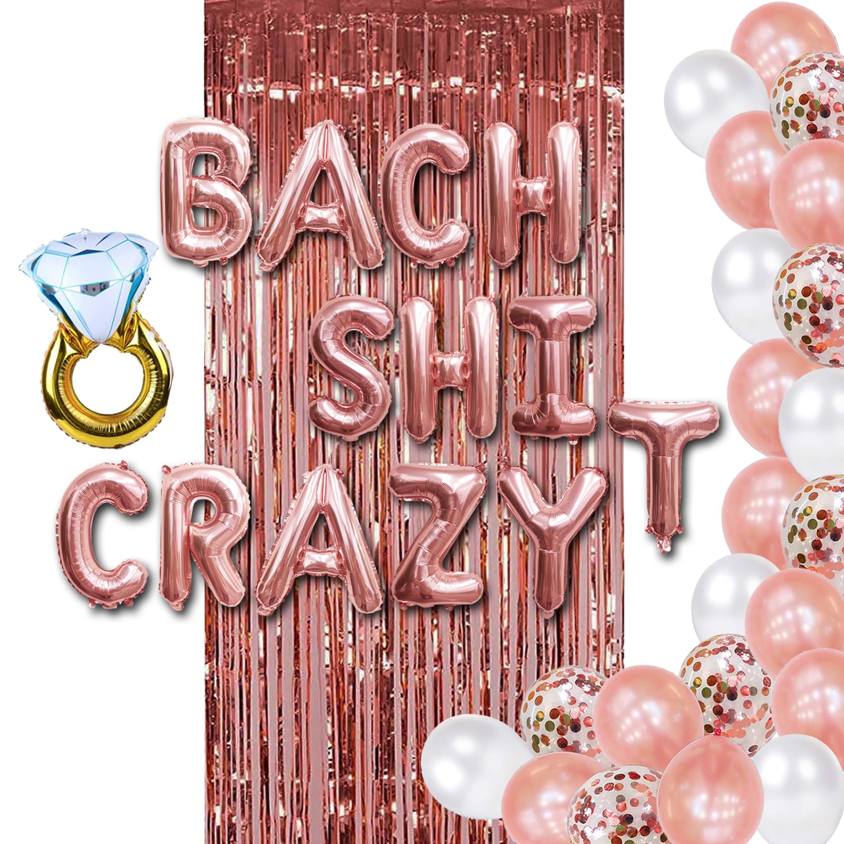 Naughty Bachelorette Party Decorations - Bridal Shower Balloons & Party Favors for Bride-to-Be | Perfect for Nashville Bachelorette Parties & Crazy Bach Celebrations