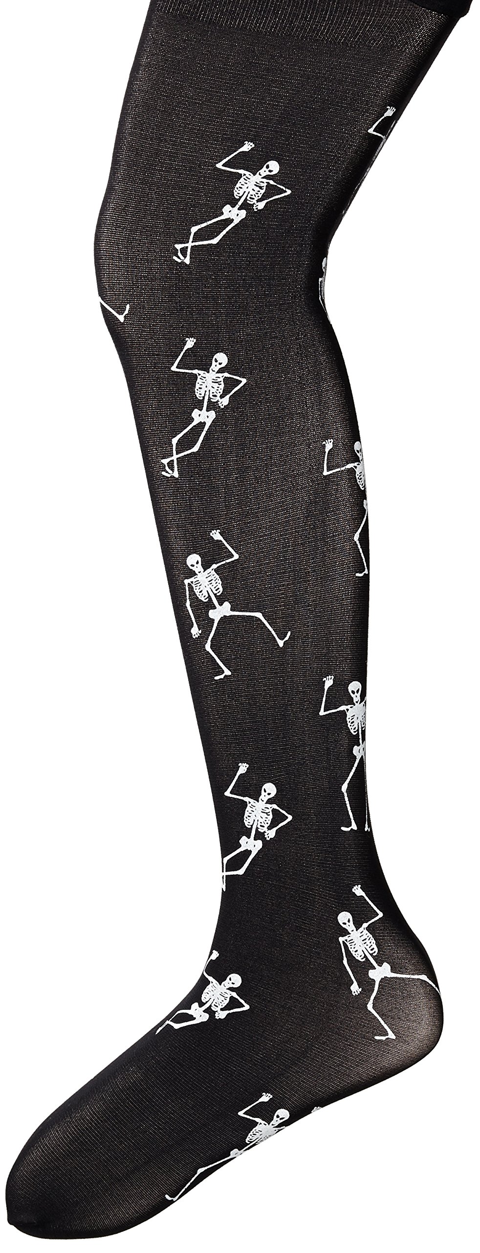 Glow In The Dark Skeleton Tights for Girls - Fun Halloween Costume & Dancewear - Perfect for Trick-or-Treating, Parties & Dance Performances