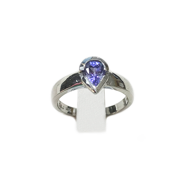 14K White Gold Tanzanite Ring for Women - Elegant Tanzanite Gemstone Jewelry for Engagement, Anniversary & Special Occasions
