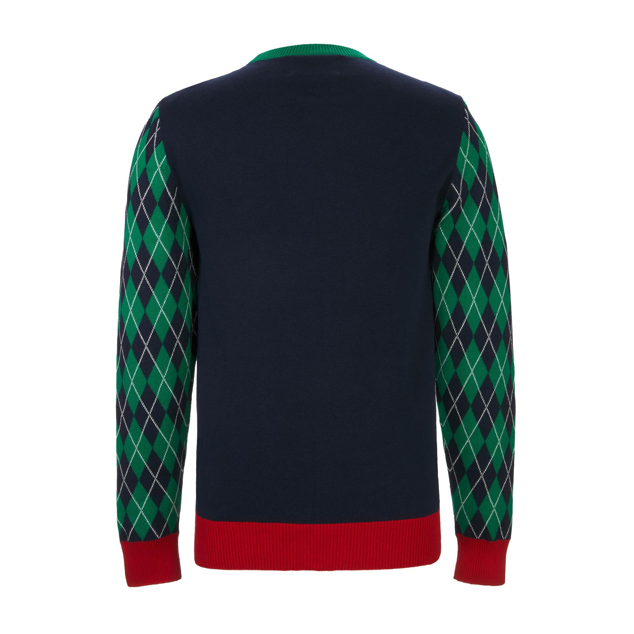 Men's Ugly Christmas Golf Sweater - Holiday Fun Design, Snug Fit Breathable Crewneck for Sports & Casual Wear - Perfect for Christmas Parties, Golf Outings & Festive Gatherings