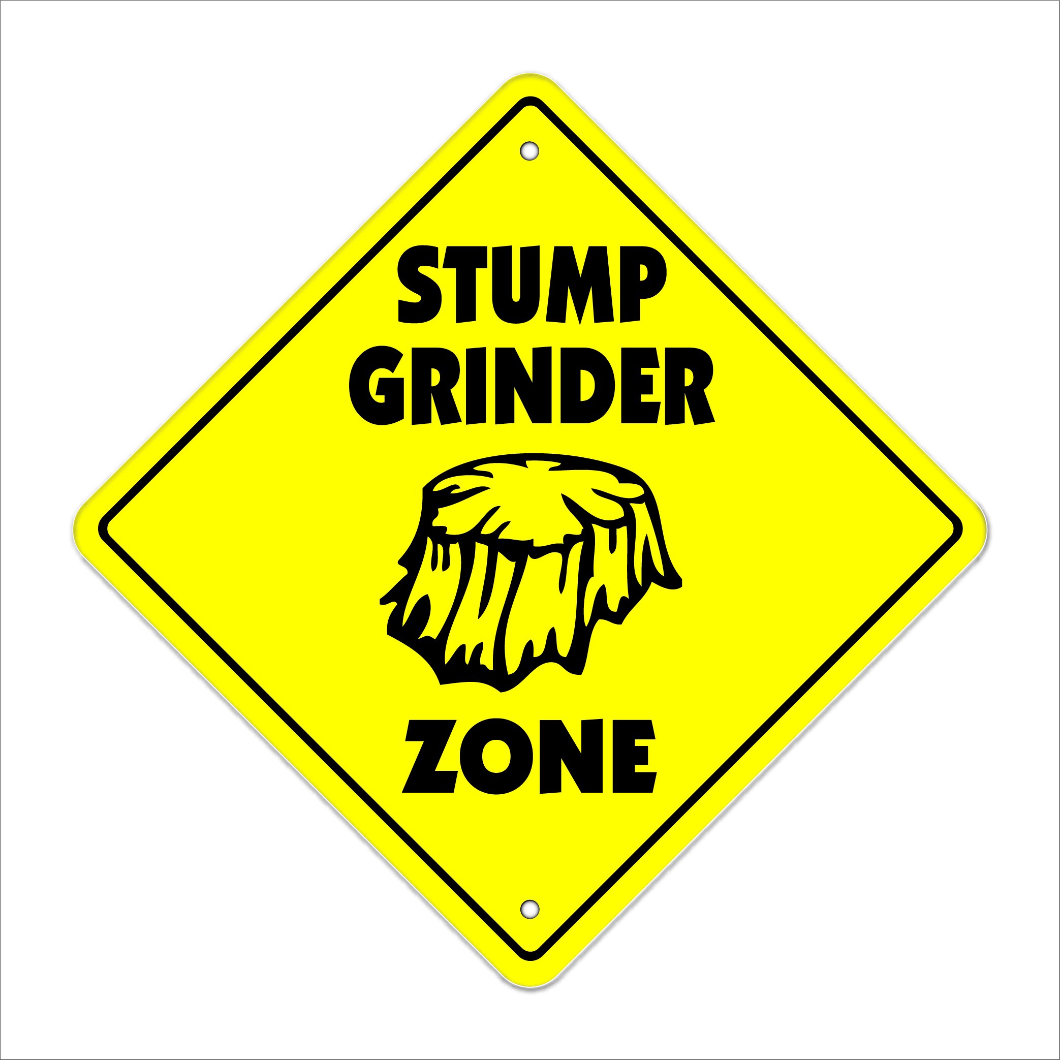 Stump Grinder Crossing Sign - 14