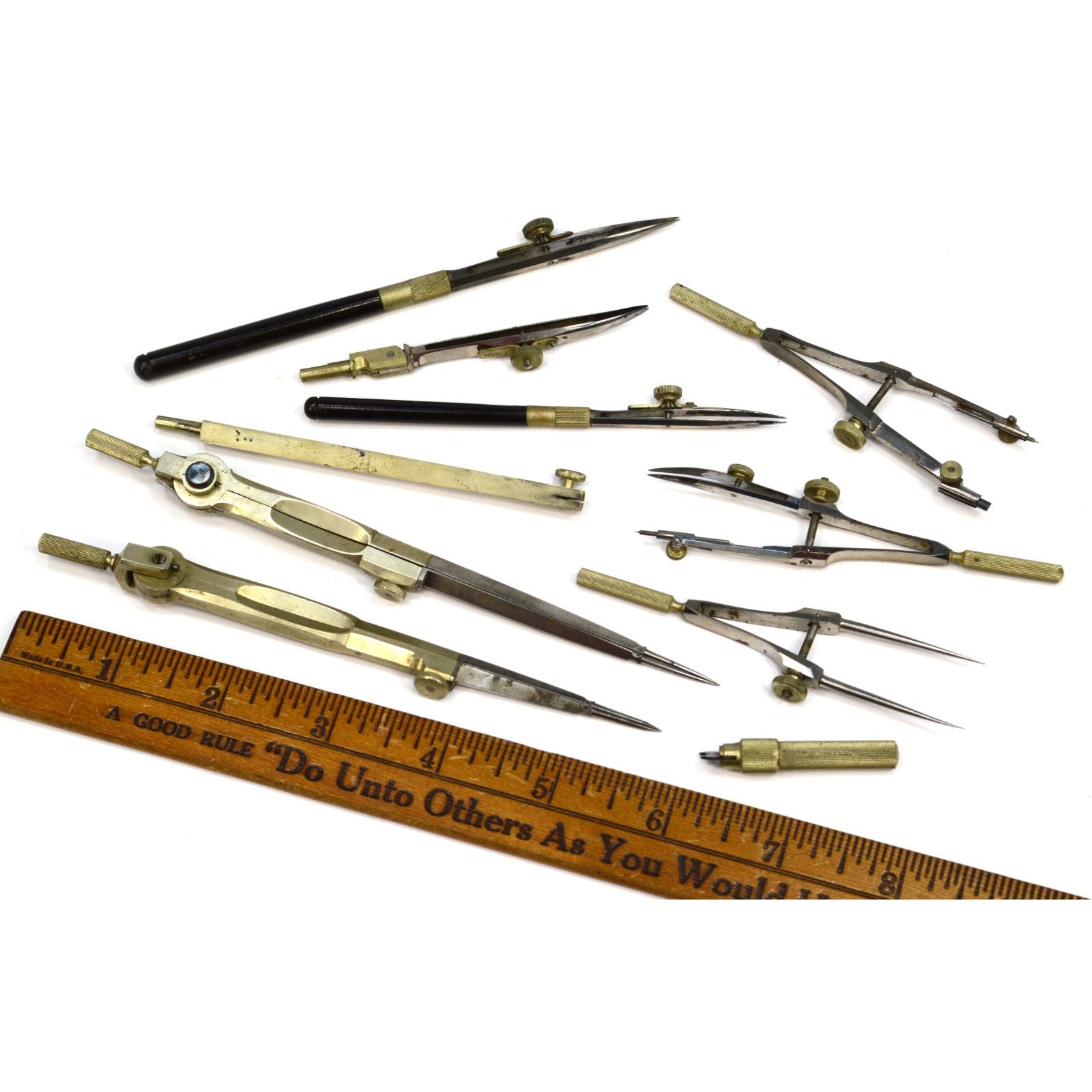 Vintage Antique Drafting Set No. 715 - Professional Drawing Tool Kit by Keuffel & Esser or Alteneder (Patented 1904) - Perfect for Architects, Engineers & Technical Drawing Enthusiasts