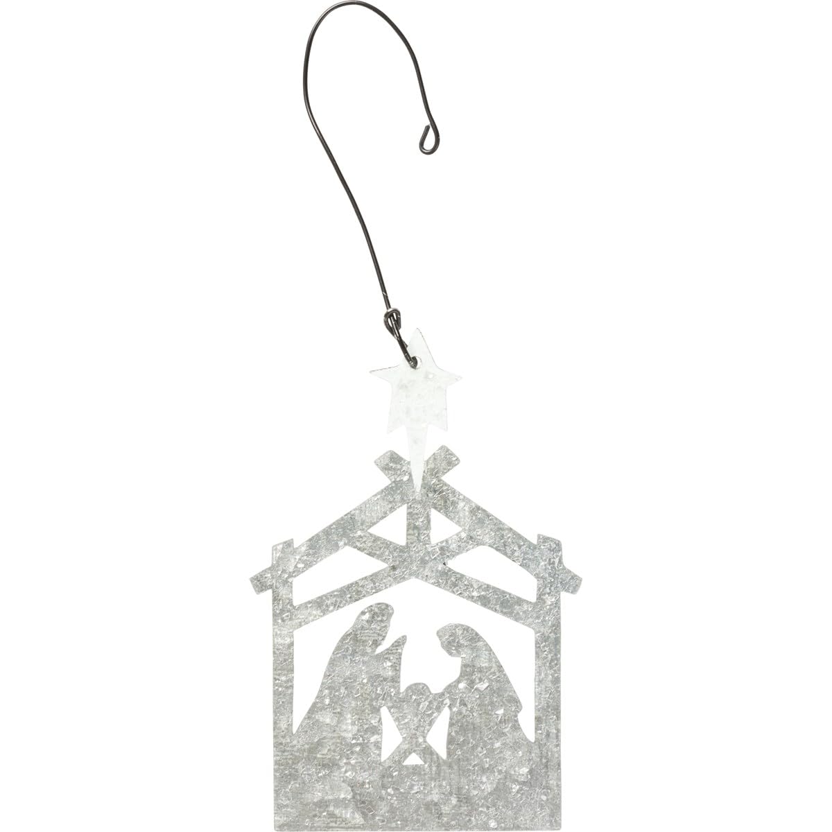 Primitives Nativity Ornament - Rustic Home Decor for Christmas
