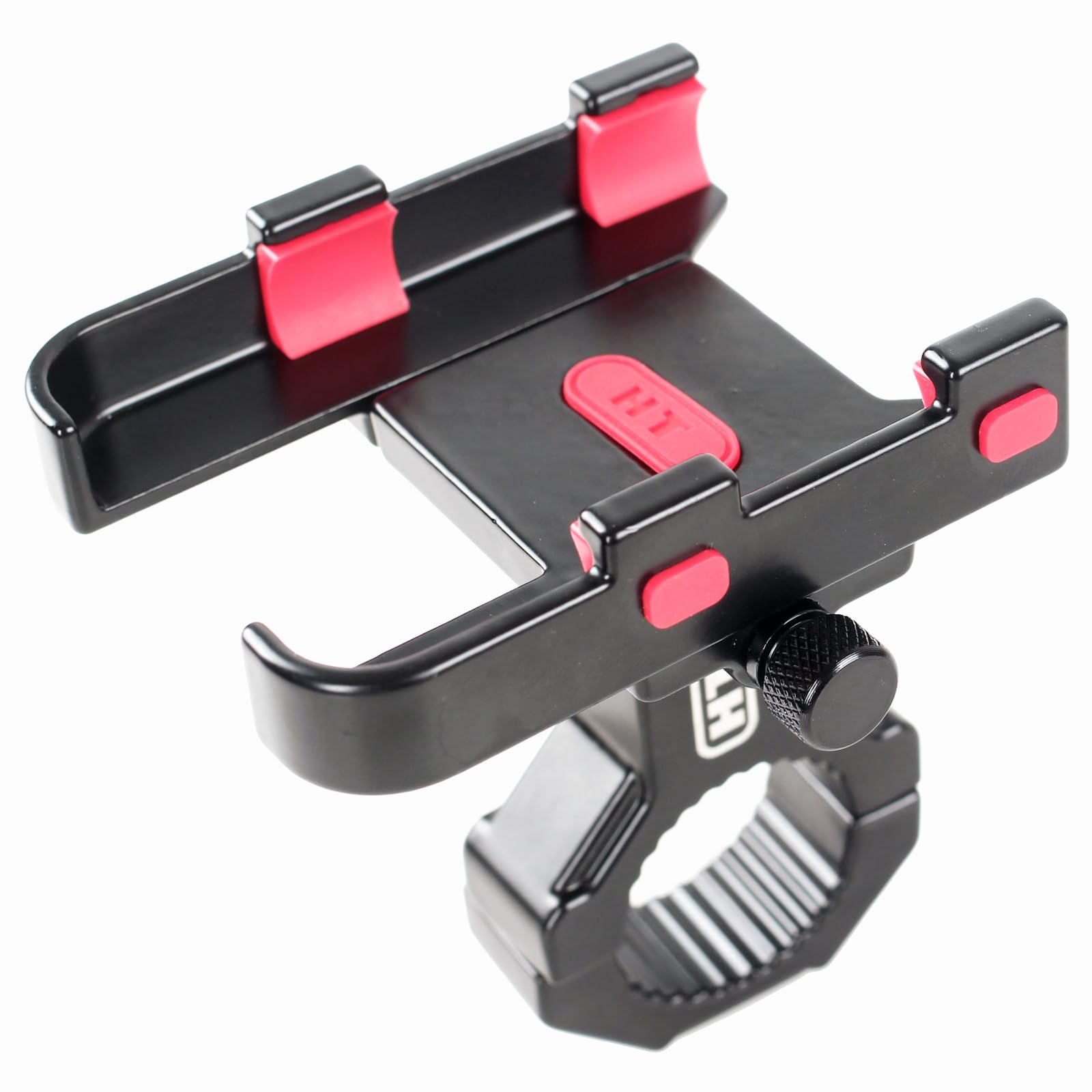 360° Rotating Heavy Duty Aluminum Bike Phone Mount - Universal Motorcycle Handlebar Cell Phone Holder for 4.5-7 Inch Smartphones - Perfect for Cycling, Commuting & Outdoor Adventures