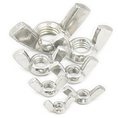 Bluemoona 10 Pcs M12 304 Stainless Steel Metric Thread Nuts - Corrosion Resistant Fasteners & Hardware for Automotive, Machinery, and DIY Projects