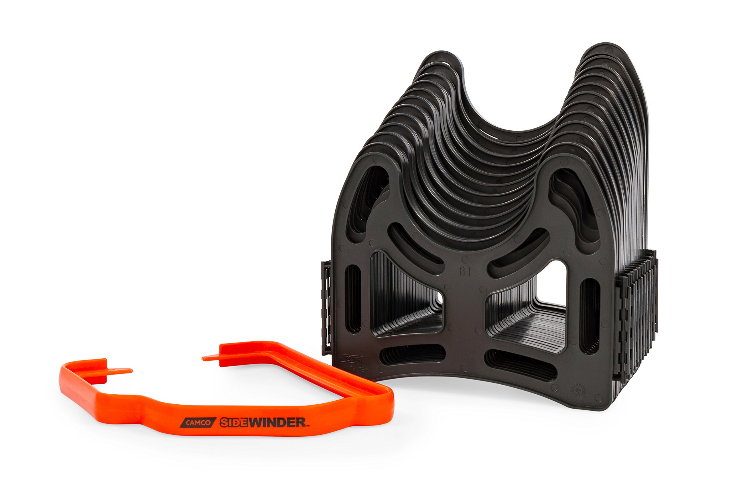 Camco RhinoFLEX 20-Foot RV Sewer Hose Kit with Sidewinder 10-Ft Support - Heavy Duty Waste Water Drainage System for Campers & RVs - Perfect for RV Parks, Campgrounds & Outdoor Adventures