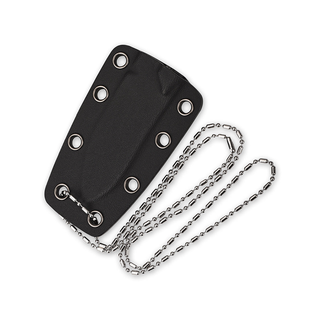 QSP Neckmuk Neck Knife - D2 Steel Blade, G10 Handle with Kydex Sheath - Compact EDC Knife for Outdoor, Camping, Survival & Everyday Carry