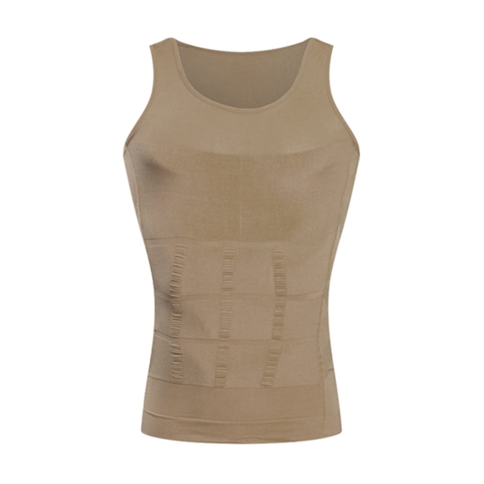 EBRICON Men's Body Shaper Slimming Vest - Waist Trainer Corset for Tummy Control & Belly Fat Reduction - Shapewear for Men - Perfect for Workouts, Weight Loss & Everyday Wear