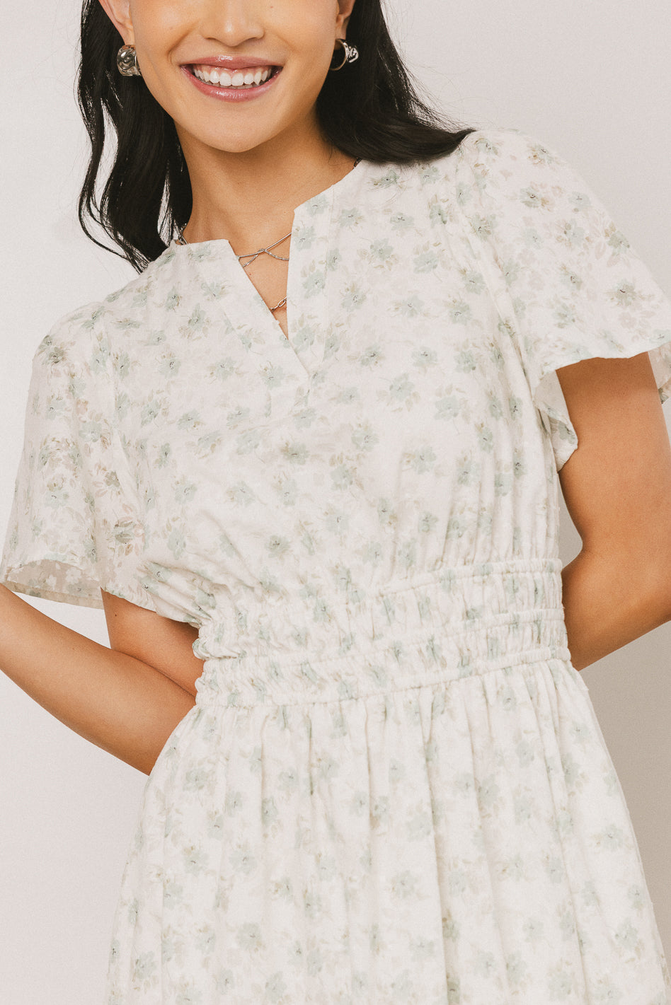 Arabelle Floral Maxi Dress for Women - Summer Boho Long Flowy Dress with Pockets - Perfect for Beach Vacations, Weddings & Date Nights